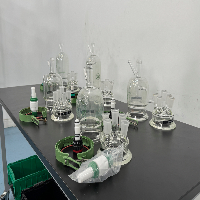Lot Of Chemglass Glassware image 1